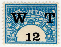 (92) 12p Blue & Black (1971)