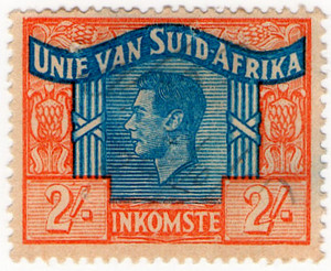 (71) 2/- Orange & Blue (1946)