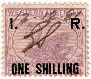 (09) 1/- Lilac (1882)