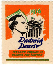 Irish Unity Label (Padraig Pearse)