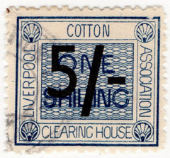 (32) 5/- on 1/- Blue (1954)