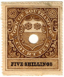 (09) 5/- Brown (1878)