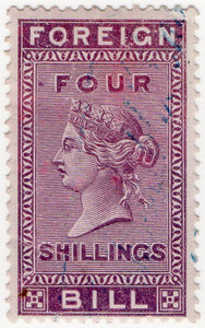 (81) 4/- Violet (1871)
