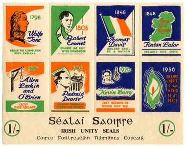 Irish Unity Labels - Complete Half-Sheet