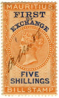 (19) 5/- Brown & Blue (1869)