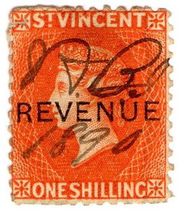 (35) 1/- Orange (1890)