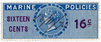 (04) 16c Blue & Violet (1869)