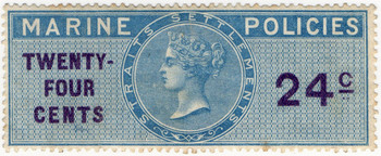 (05) 24c Blue & Violet (1869)