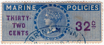 (07) 32c Blue & Violet (1869)
