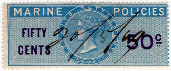 (11) 50c Blue & Violet (1869)