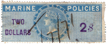(23) $2 Blue & Violet (1869)
