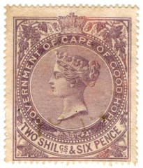 (21) 2/6d Lilac (1865)