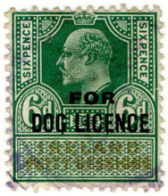 (02) 6d Deep Green & Olive Green (1903)