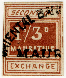 (05) 1/3d Brown (1869)