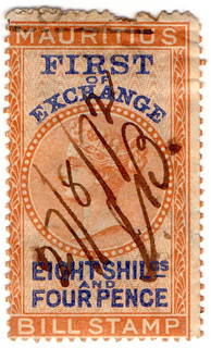 (21) 8/4d Brown & Blue (1869)