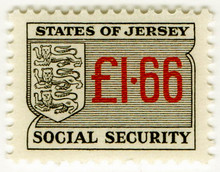 (157) £1.66 Grey & Red (1974)