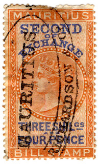 (18) 3/4d Brown & Blue (1869)