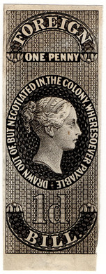 (01) 1d Printer's Proof (1862)