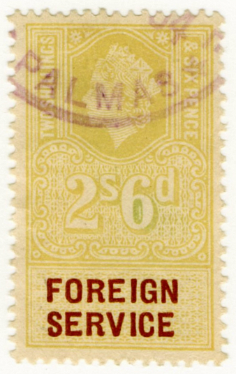(21) 2/6d Yellow & Brown (1959)