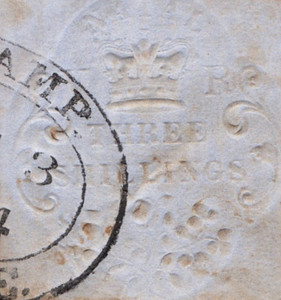 (07) 3/- Embossed (1851)