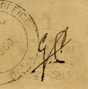 (11) 9/- Embossed (1851)