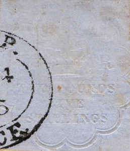 (22) £2 5/- Embossed (1851)