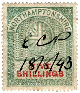 (40) 2/- Green & Carmine (1882)