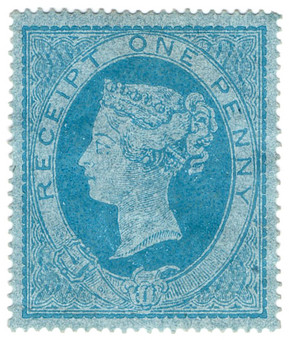 (02) 1d Blue on Blue (1853)