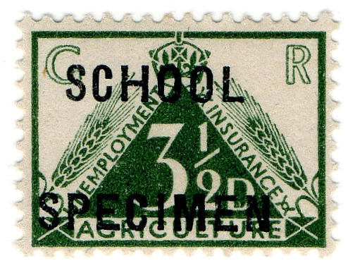 (13) 3½d Deep Green (1936)