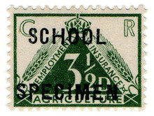 (13) 3½d Deep Green (1936)