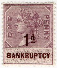 (106) 1d Lilac & Brown (1895)