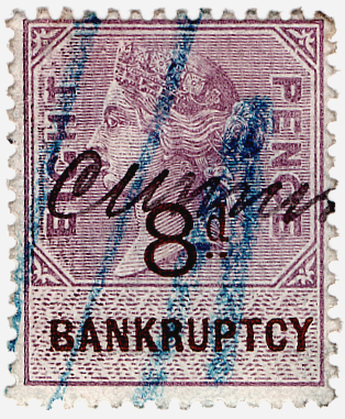 (109) 8d Lilac & Brown (1895)