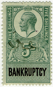 (160) 5/- Green & Brown (1917)