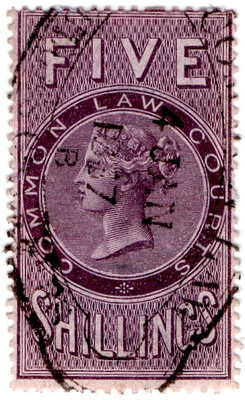 (06) 5/- Lilac (1865)