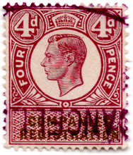 (28) 4d Claret & Green (1947)