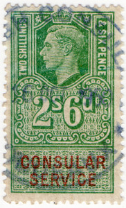 (163) 2/6d Green & Brown (1947)