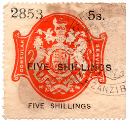 (09) 5/- Red & Black (1885)