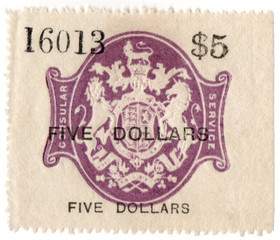 (21) $5 Violet (1885)