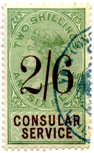 (46) 2/6d Green & Brown (1887)