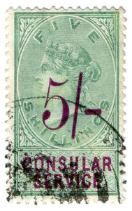 (47) 5/- Green & Violet (1887)