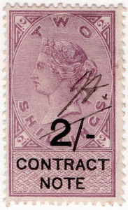 (04) 2/- Lilac & Black (1888)