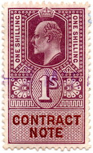 (13) 1/- Lilac & Brown (1907)