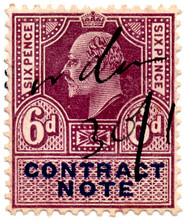 (19) 6d Lilac & Blue (1910)