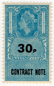 (81) 30p Blue & Black (1972)