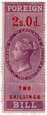 (36) 2/- Lilac (1855)