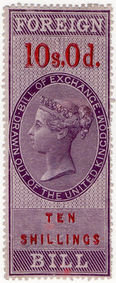 (44) 10/- Lilac (1855)