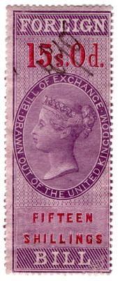 (46) 15/- Lilac (1855)