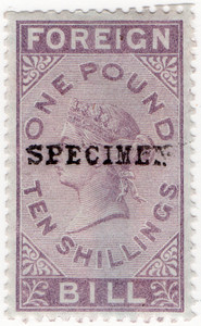 (115) £1 10/- Lilac (1881)