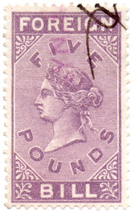 (118) £5 Lilac (1881)
