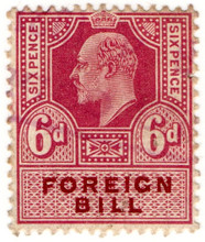 (155) 6d Claret & Brown (1915)